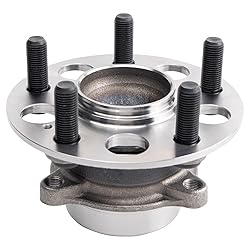 TRQ 2 Piece Rear Wheel Bearing & Hub Assembly Set