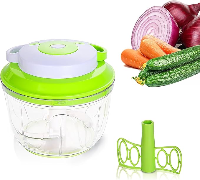 UMIWE Manual Food Chopper, Mini Hand Held Food Processor/Mixer/Blender