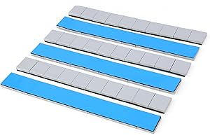 ZERINT 0.25oz, Grey, 60pcs, Adhesive Wheel Balance Weights for Cars, Trucks, SUVs, Motorcycles, and Other Vehicles, Slim Styl