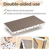 ComSaf Cat Scratcher Cardboard Large 43x26 cm 3PCS Double-Sided view 4
