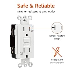 Amazon Basics Weather-Resistant GFCI Receptacle
