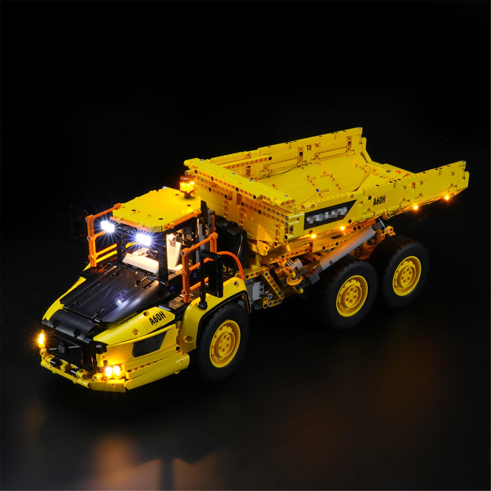 MENZAVA LED Light Set Compatible with LEGO 42114 6x6 Volvo Articulated Hauler Technic Building Blocks Model - Model Set NOT Included