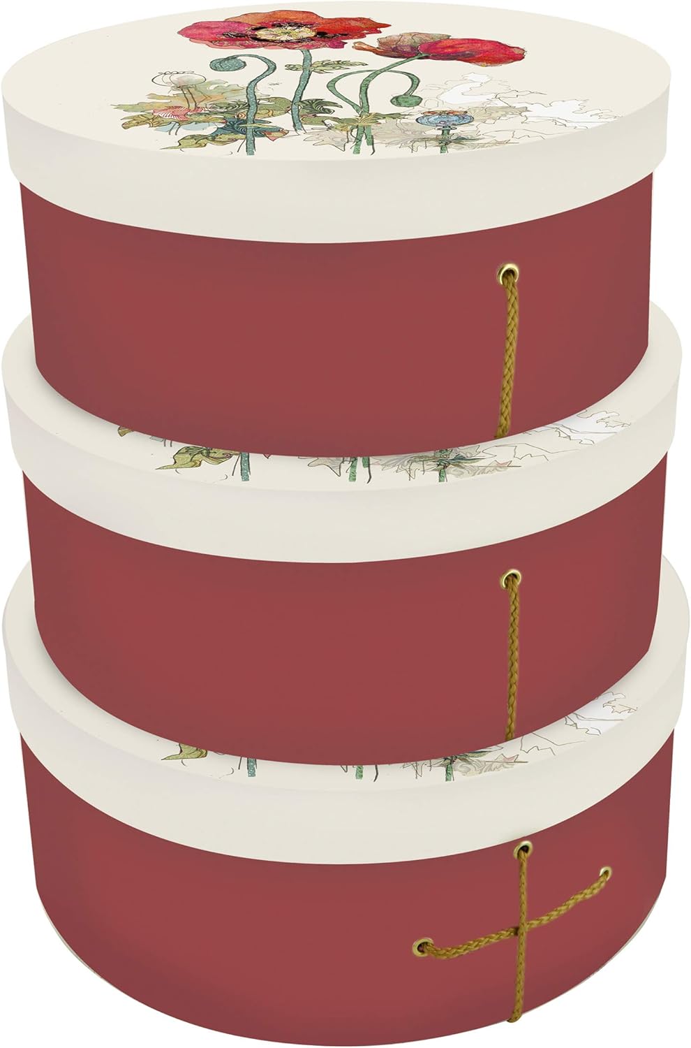 Bug Art Poppy - Juego de 3 cajas de regalo para sombrero: Amazon.es: Oficina y papelería