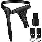 Saintrygo 5 Pcs Medieval Belt Costume Accessories Renaissance Skirt Hike Viking Horn Belt Holster Dagger Holster Sword Frog