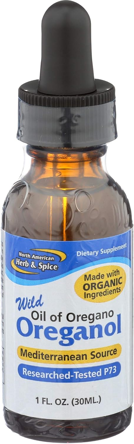 North American Herb & Spice Oreganol P73 - 1 fl. oz. - Supports Healthy Immune & Inflammatory Response - Wild Oregano Oil - Non-GMO, Certified Organic - 432 Total Servings: Health & Personal Care