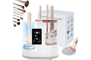 TAYUZO Electric Makeup Brush Cleaner 3-in-1 Automatic Brush Cleaning Machine, Dual-Direction Cleaning, Adjustable Drying, Fits All Brush Sizes, Efficient & Quick (Upgraded 2025 Edition)