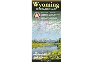 Wyoming, The Cowboy State, Recreation Map - 2025 Edition (Benchmark)