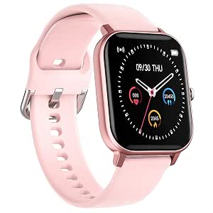 BINDEN Smartwatch P8 Reloj Inteligente con Pantalla Touch a Color 1.4  Pulgadas Muestra Notificaciones y Llamadas Monitor Multideportes Oximetro\ufeff  Ritmo Cardiaco Podómetro IPX7 Smart Watch Compatible con iOS y Android  Incluye Soporte Técnico 
