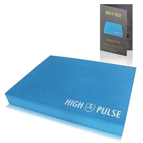 High Pulse® Balance Pad inkl. Übungsposter - Innovatives XXL Balancekissen für EIN gelenkschonendes Ganzkörpertraining und zu