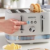 Morphy Richards Illumination 4 Slice Toaster 1500W Blue Light 7 Browning view 3