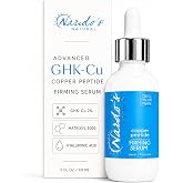 Copper Peptide Face Serum, GHK-Cu + Matrixyl 3000, Hyaluronic Acid, 2 Fl Oz | GHK-Cu Copper Peptide + Matrixyl 3000 with Hyaluronic Acid, plus jojoba, coconut oil, green tea &amp; orange peel extracts.