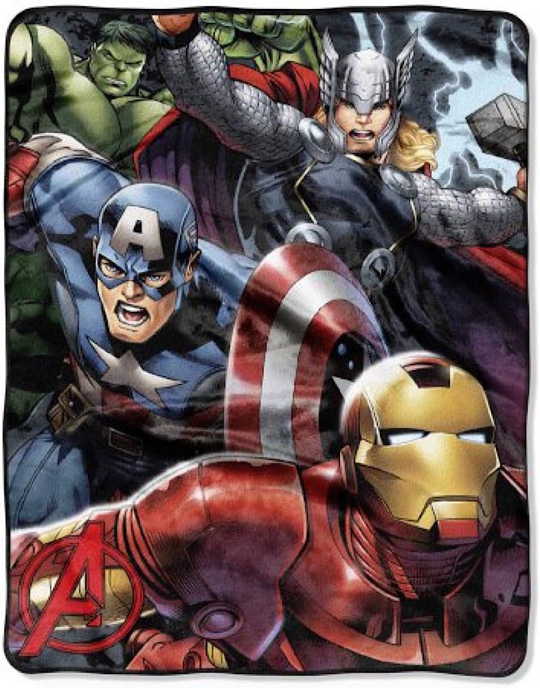 Avengers Kids Marvel Soft Throw Blanket