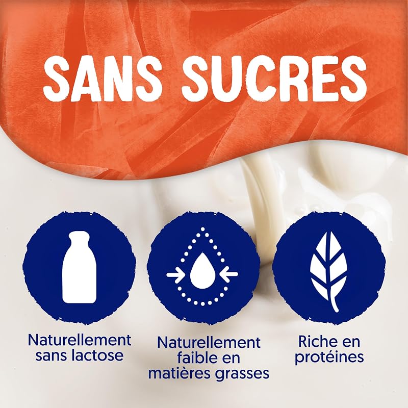 - Boisson végétale - Soja sans sucres - 1L - Lot de 8x1L