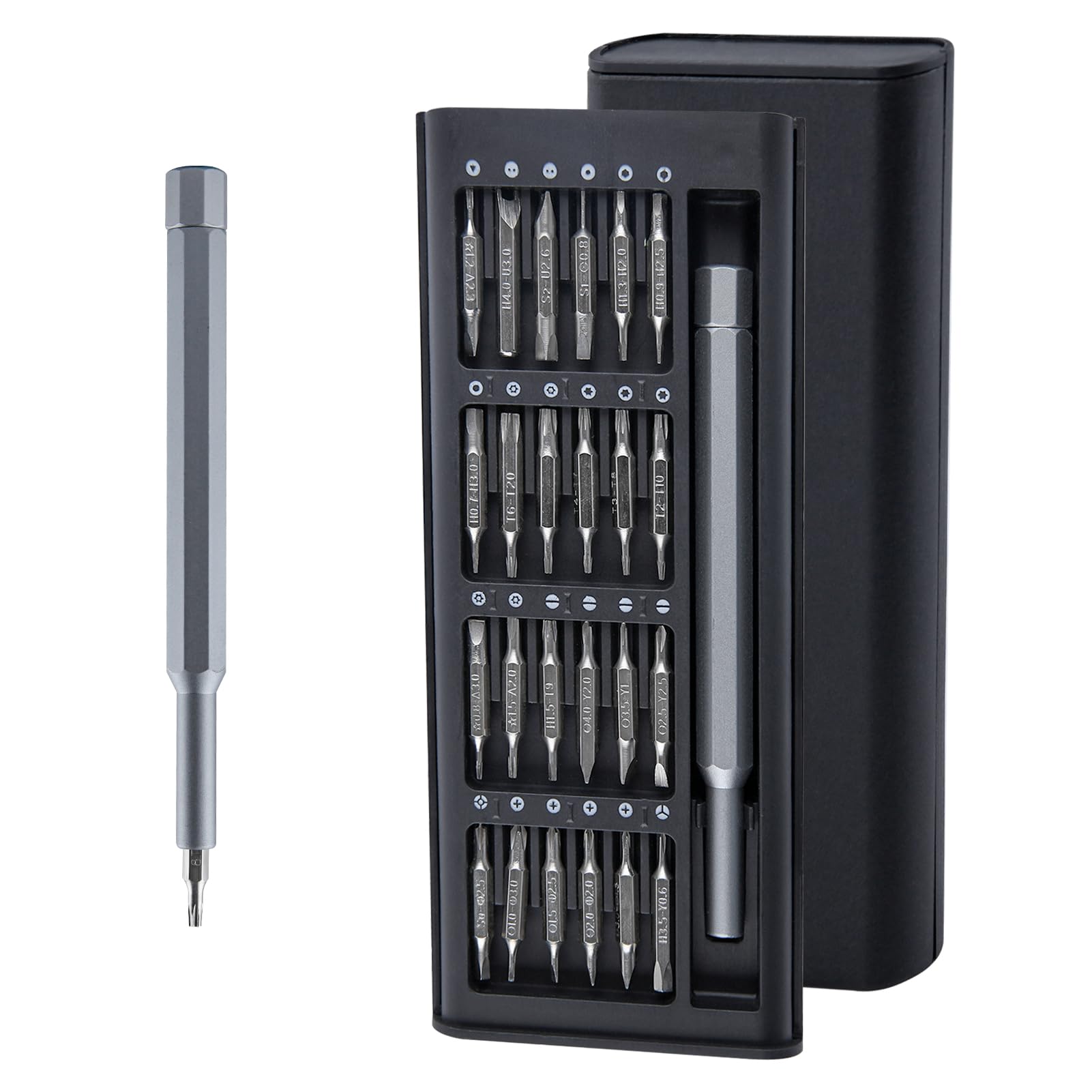 GOLD DEER 48 in 1 Precision Screwdriver Set Small Magnetic Screwdriver Repair Tool Kit Screwdriver Set Professional Magnetic Mini Repair Tool Kit for Phone Computer Laptop Eyeglass Electronic