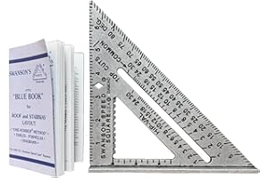 SWANSON TOOL CO., INC SWANSON Tool Co S0101 7 Inch Speed Square, Blue