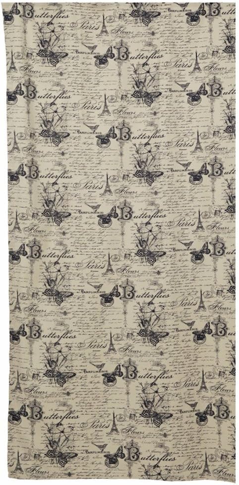 Amazon.com: IHF New Shower Curtain French Postcard Design Bathroom Door