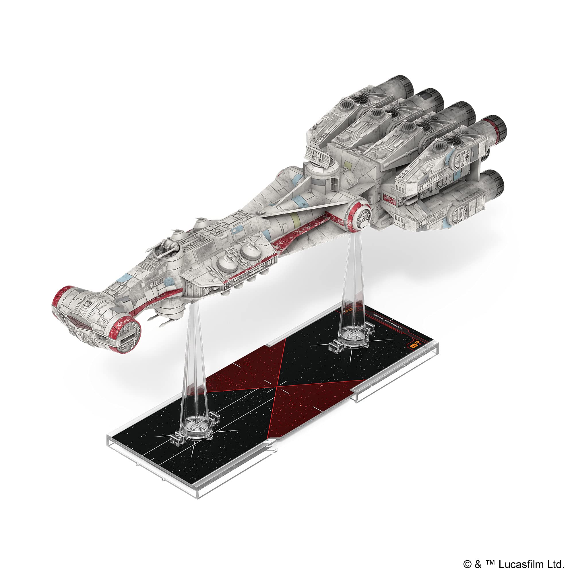 Star Wars X-Wing 2nd Edition Miniatures Game Tantive IV EXPANSION PACK - CR90 Corellian Corvette, Strategy Game for Kids & Adults, Ages 14+, 2 Players, 30-45 Min Playtime, Made by Atomic Mass Games