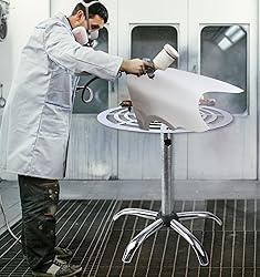 huyear Spray Paint Rack, Stable Rotating Paint Rack