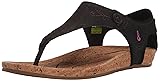 Ahnu Women's W Serena Cork Sandal, Black, 5.5 M US