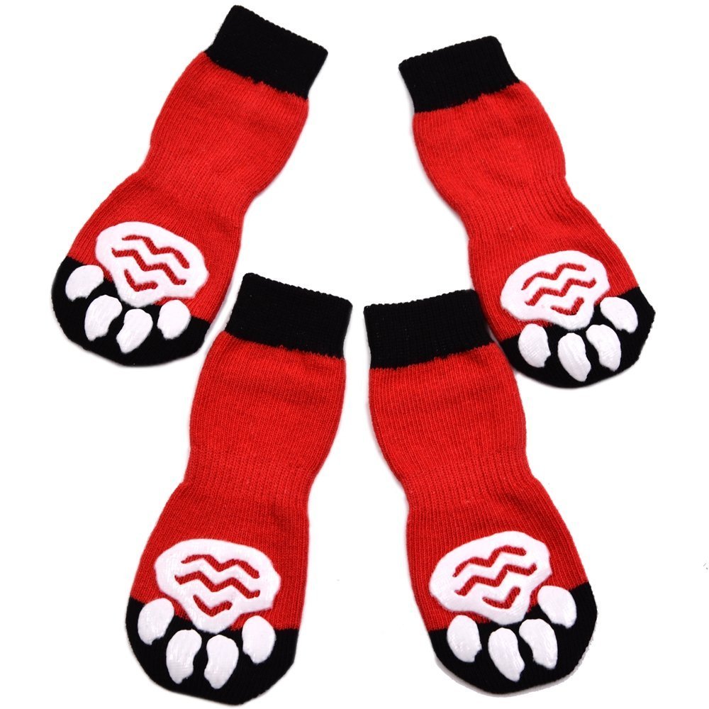 EXPAWLORER AntiSlip Dog Socks for Indoor Wear, Paw Protection Amazon