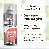 GLEAN Quartz & Granite Cleaner 400ml Non-Abrasive Streak-Free Kitchen Spray view 2