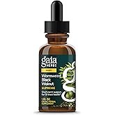 Gaia Herbs Wormwood Black Walnut Supreme - Digestive Support Supplement - Intestinal & Gut Health Support* - Ginger Root, Wormwood & Black Walnut - 1 Fl Oz Liquid Extract (30 Servings)
