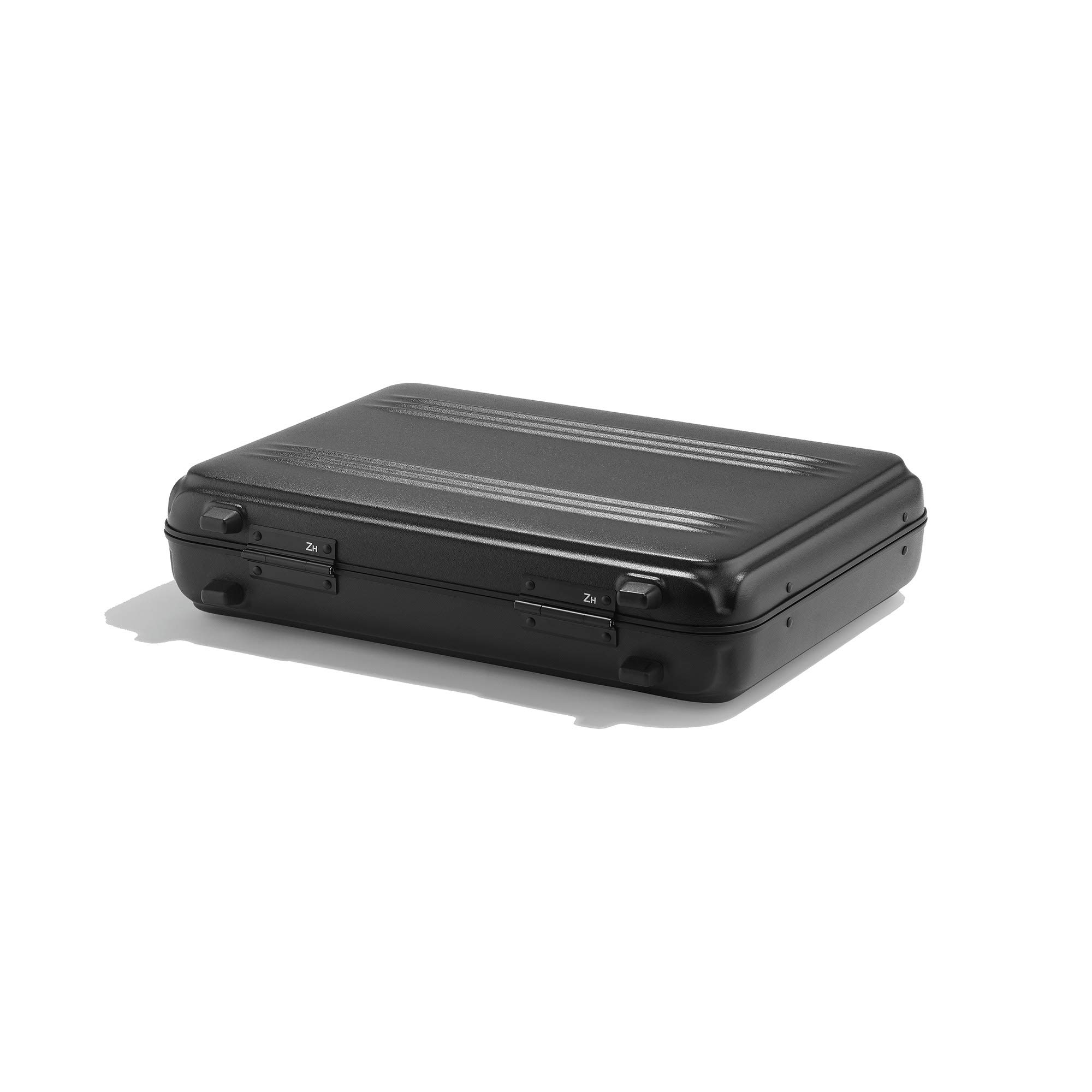 ZERO Halliburton Edge Lightweight Polycarbonate Attaché (Black, Small Attaché)
