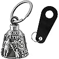 Dream Apparel Motorcycle Bell Guardian Angel for Biker Rider Men Women Ride Riding W/Hanger, Key Chain, Drive Away Gremlins