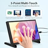 ELECROW 10.1 Inch Touchscreen Portable Monitor 1280x800 IPS for Raspberry Pi view 4