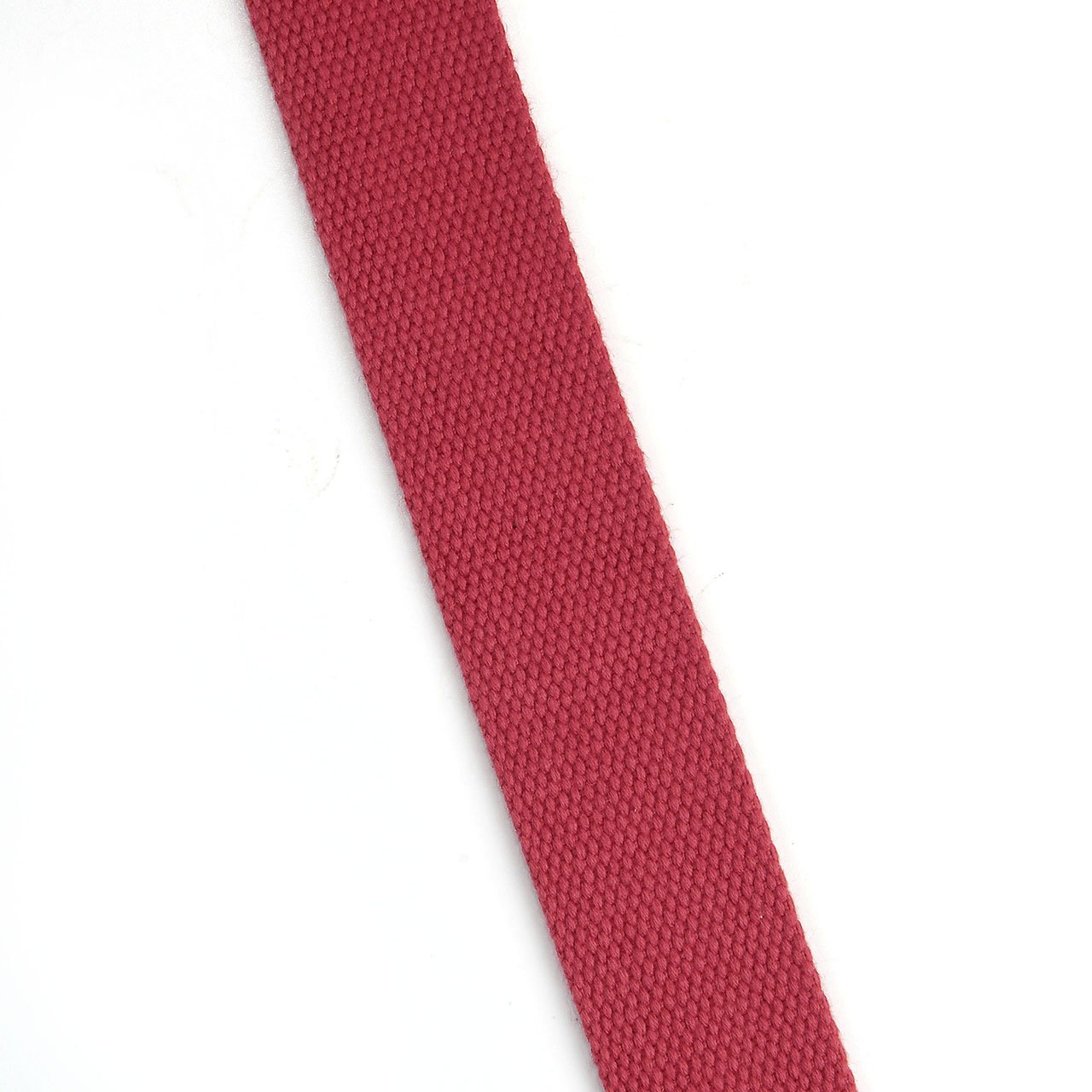 CHIC DIARY Unisex Canvas Web Belt Double D-Ring Buckle 10 Colors Available (01-Red)