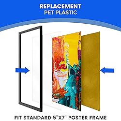 10 Pack of 5" x 7" PET Sheet/Plexiglass Panels