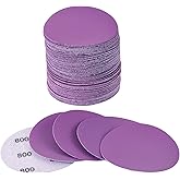 Arilier 3 Inch Sanding Discs, 40 Pack 800 Grit Hook and Loop Sandpaper | Sanding Discs for Drill Sanding Attachment, Wet Dry Sandpaper for Wood, Metal, Automotive, Polishing &amp; Headlight Restoration
