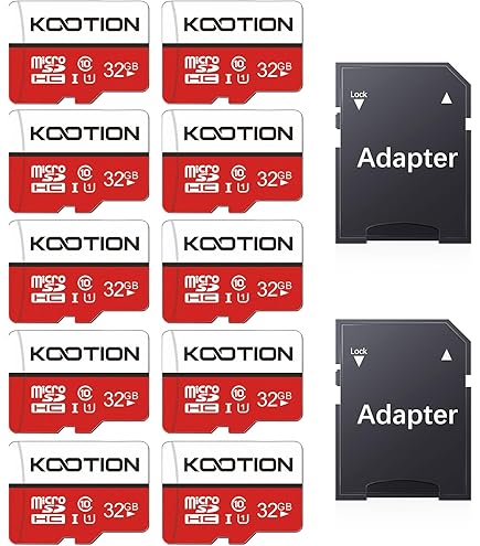 Amazon.com: KOOTION 64GB Micro SD Card 10-Pack with Adapter, U3 TF