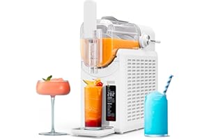 Chefman - Iceman Slush-Ease Slushie Machine, Frozen Drink Maker & Slushy Machine with 5 Presets + Custom Option, Easy-Dispens