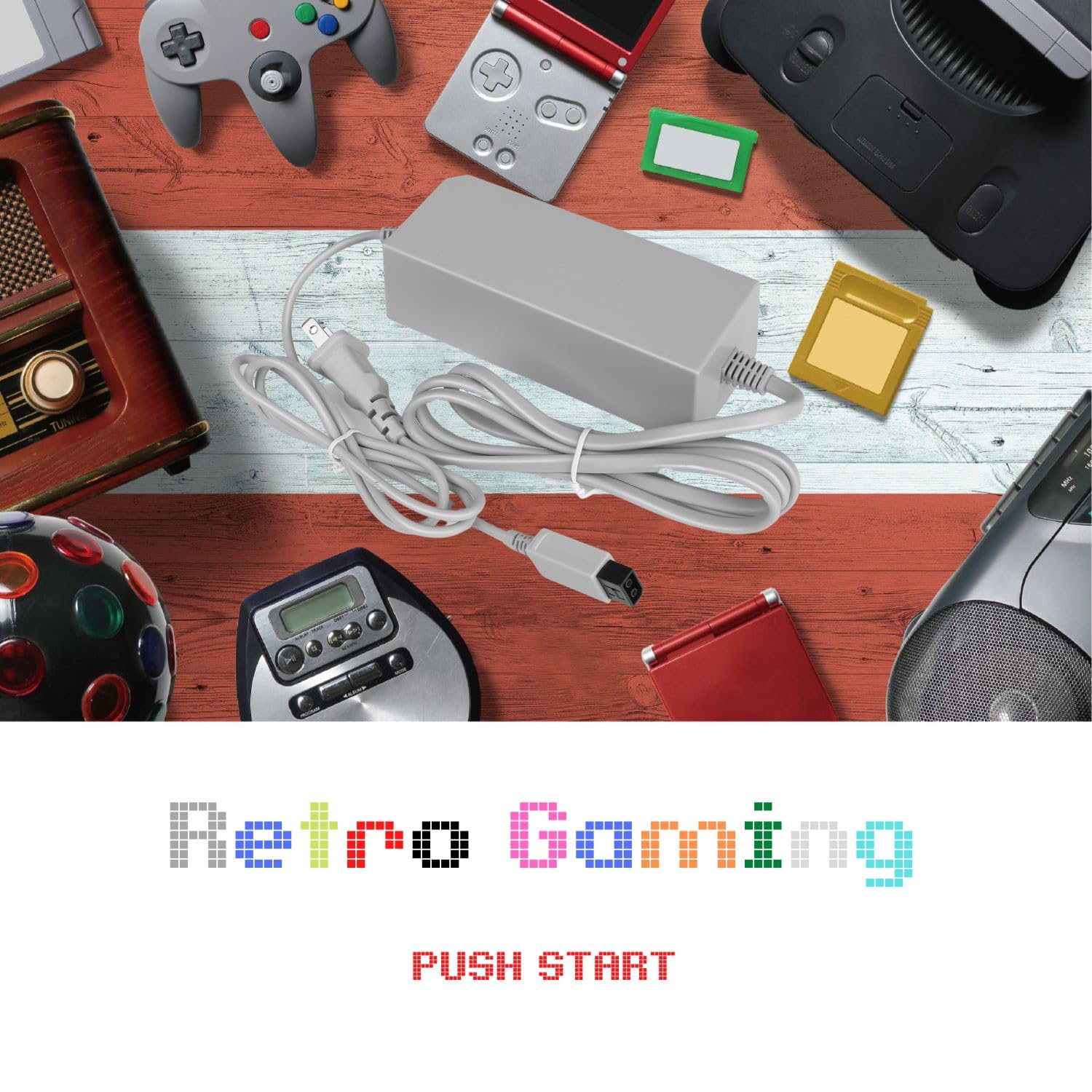 TNP AC Adapter for Nintendo Wii Power Cord - Replacement Power Supply Adapter for Nintendo Wii Gaming Console