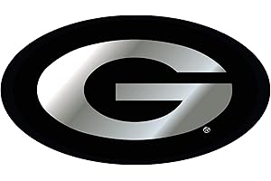 CRAFTIQUE UGA GEORGIA BULLDOGS Black Mirrored Hitch Receiver Cover