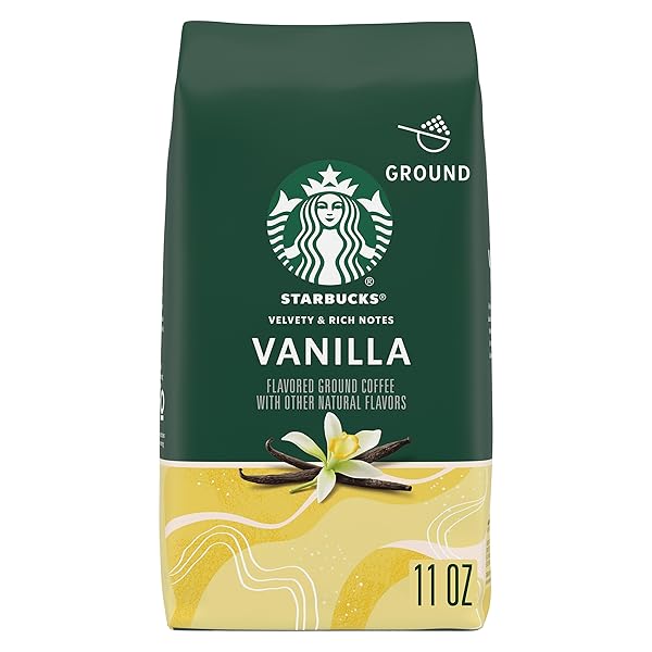 STARBUCKS GROUND COFFEE, FLAVORED HOT OR ICED COFFEE, VANILLA, 11 OZ ​