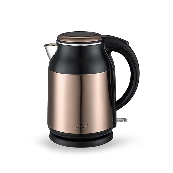V-Guard VKS17 Prime 1.7-litres 1900 Watts Stainless Steel Electric Kettle with Cool Touch