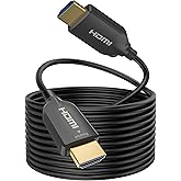 SOEYBAE 4K Fiber Optic HDMI Cable 65ft/20m,HDMI Cable 2.0 Supports 4K@60Hz, 18Gbps,4:4:4,ARC, 3D,for TV LCD Laptop PS3 PS4