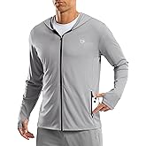 G Gradual Men's UPF 50+ Sun Protection Hoodie Jacket Lightweight Full Zip Hoodies Long Sleeve Shirts for Men Hiking Fishing