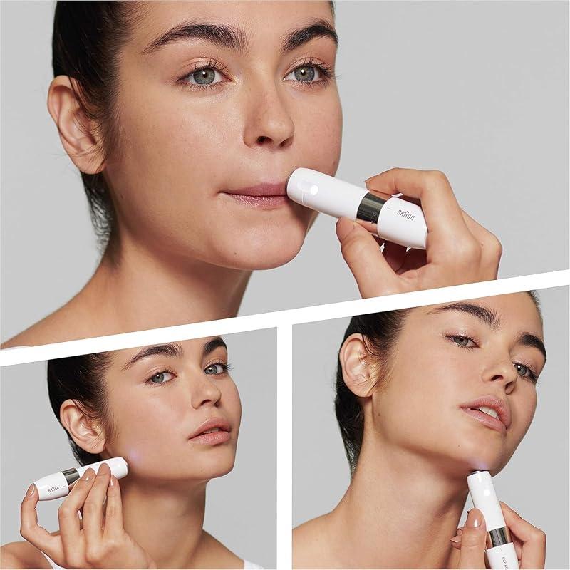 Mini Depiladora Facial para Mujer FS1000, Blanco