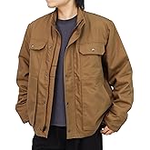 BOCOMAL FR Jackets Insulated Coat CAT4 Fire Resistant Duck Canvas Winter Outwear Light Water Repellent and Oil Resistant