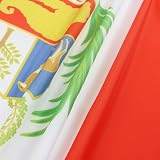 AZ FLAG Peru Flag 3x5 ft 100D Polyester with 2 Brass Grommets view 3
