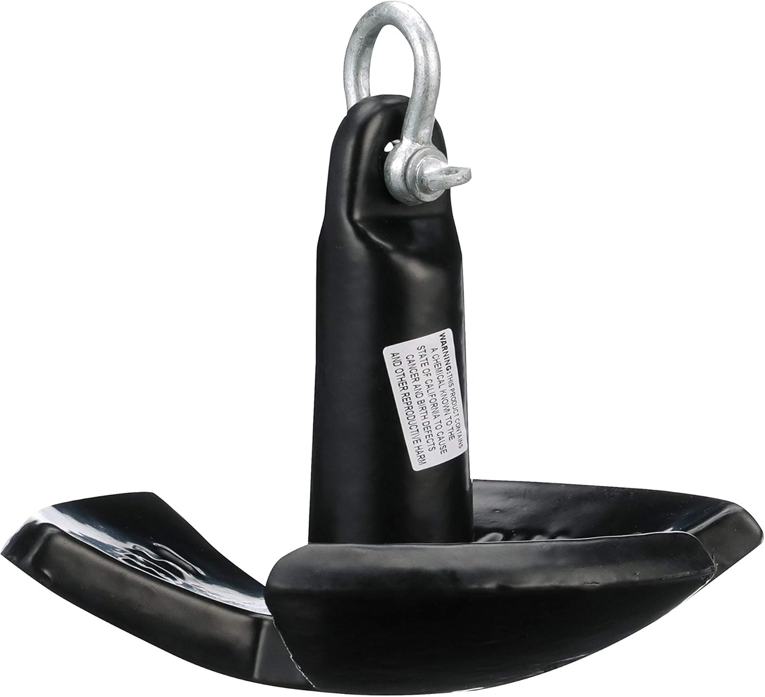 Seachoice 41510 River Anchor – Vinyl-Coated Cast Iron – with Large Rope Eye – Galv. Anchor Shackle – Black – 15 Pounds : Boating Anchors : Sports & Outdoors