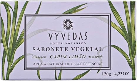 Sabonete em Barra Lemongrass - 120G, Vyvedas