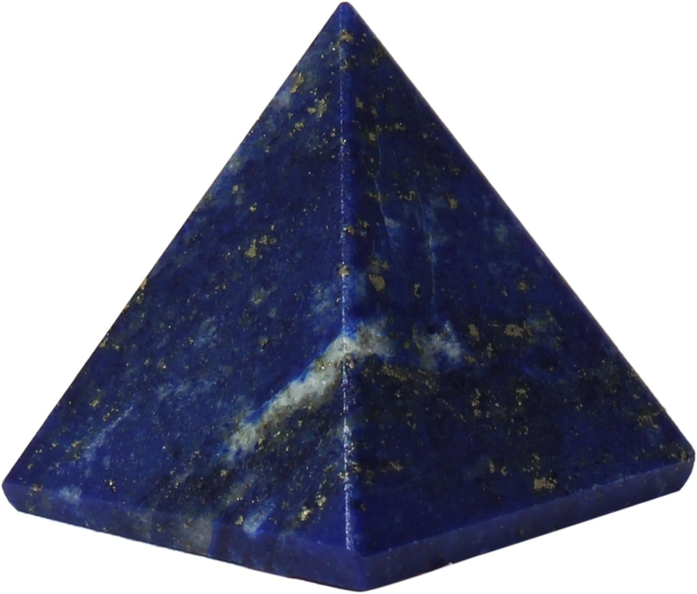 Shiv Jyotish Vastu Certified Blue Lapis Lazuli Pyramid, Size : 15-20MM, 1 inch Approx