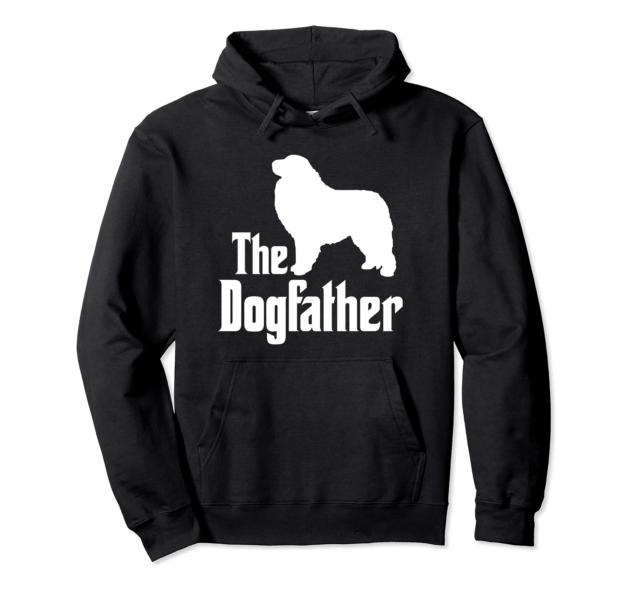 The Dogfather - funny dog gift, funny Great Pyrenees Pullover Hoodie