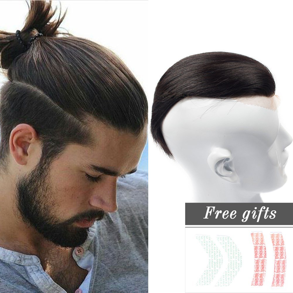 Galleon Mens Toupee4 33x6 69 Inch 100 European Virgin Human