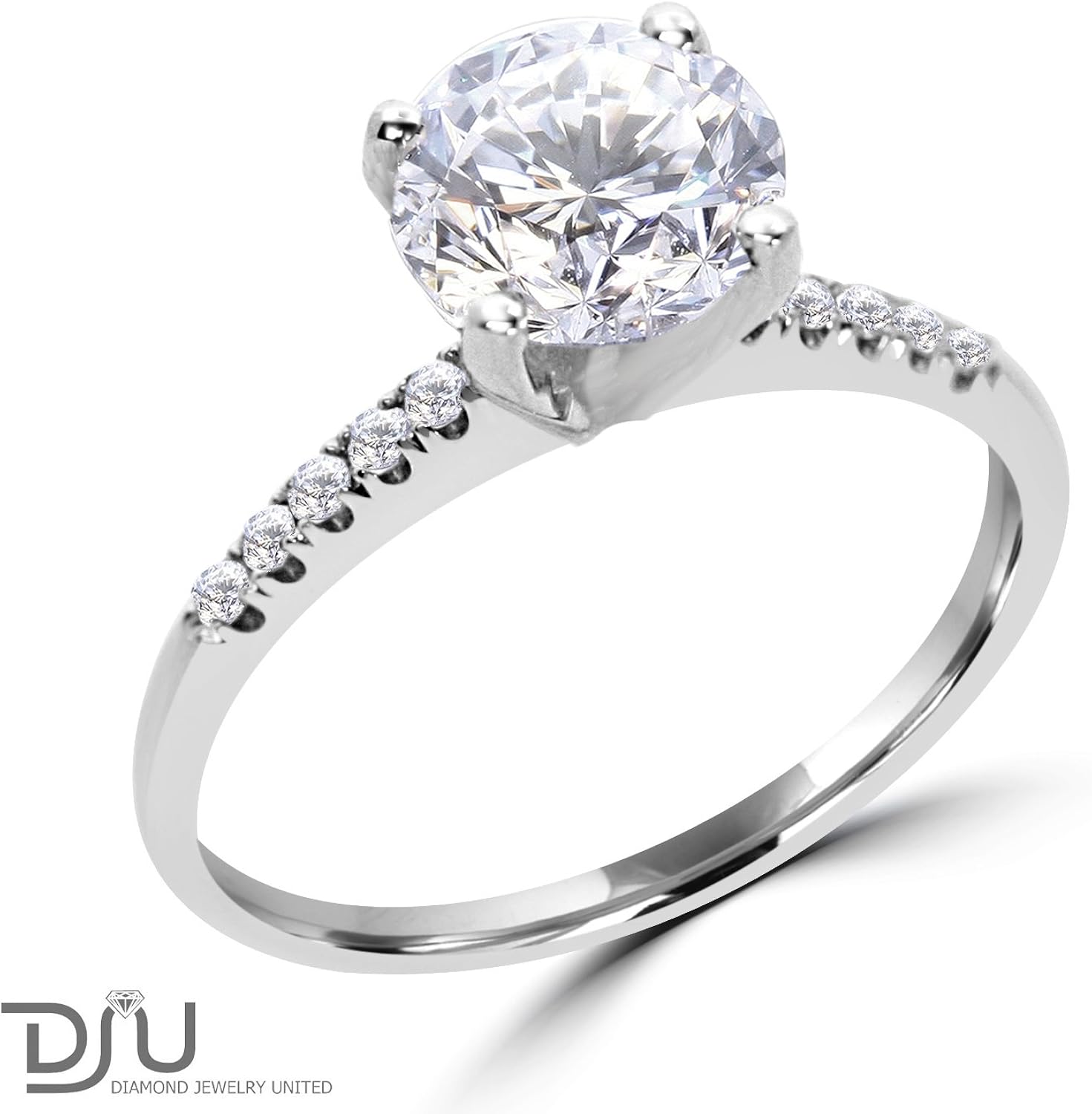 Diamond Jewelry United Gold 14 Karat (585) 14 Karat Weißgold