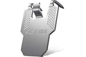 MOVELYST Claw Picture Hangers 15 Pack Heavy Duty Wall Hooks - 40lb Each, No Nails No Tools Drywall Hanging Kit for Pictures, Frames, Mirrors